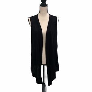 SPLENDID BLACK SUPIMA COTTON & MODAL VEST SIZE LARGE